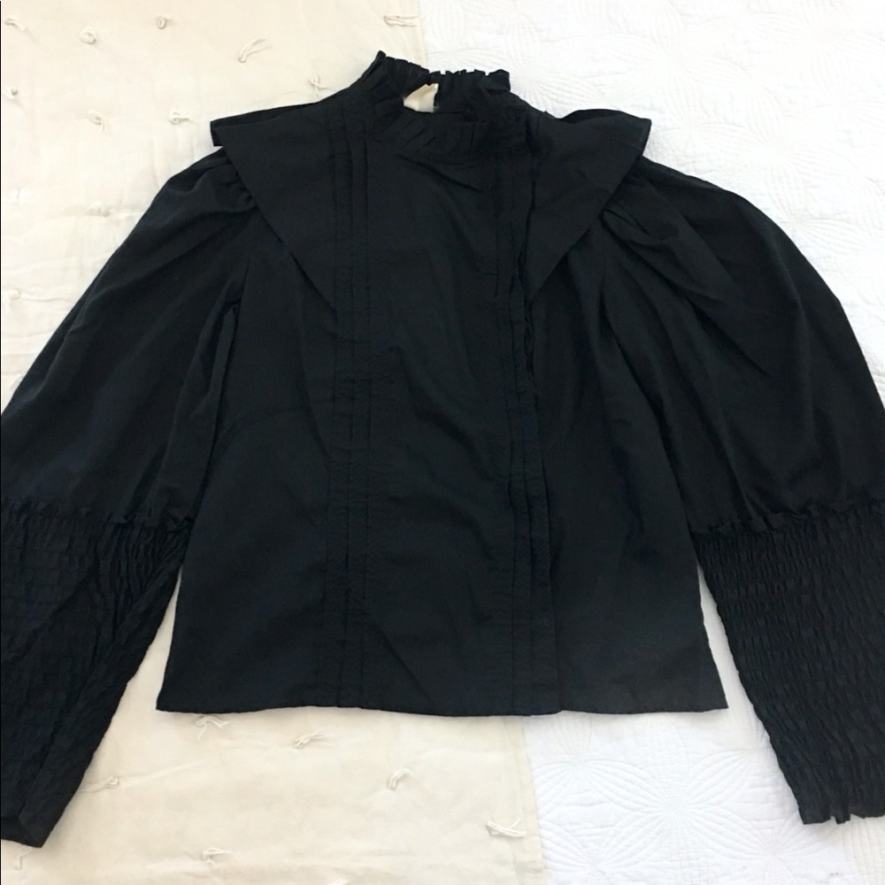 Vintage Rawson Pleated & Smocked Blouse